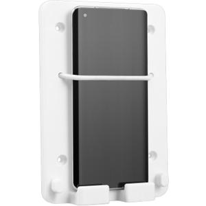 Dash Mount Phone Holder, Boat ABS Plastic Phone Holde,Marine Dash Accessory Perfect for Boat Center Consoles (White)