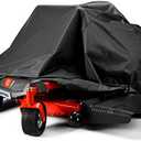 Zero-Turn Mower Cover, Universal Fit 600D Polyester Oxford, Weatherpoof UV with Windproof Buckle, Drawstring, Tractor Cover Up to 60" Lawn Mower Decks for Greenworks, EGO, Craftsman, Husqvarna, Honda