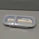 PTYTIFY Stainless Steel Snack Containers with Lids, 2 Pack Grab and Go Metal Snack Containers, 3 Compartment Reusable Stainless Steel Snack Box for Food Lunch Meal Prep (3+2 Compartment 2 PCS)