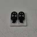 Dirt Bike Foot Pegs,Stainless Steel & Aluminium Footpegs Foot Rest Pedals for XR80R 70R 100R CRF50F 70F 80F 100F WR200 250 BW80 DT50 PW50 PW80 XT250 350 RT100 YZ80 YZ250 TTR50E 90 110 TW200 TT225 (Black)