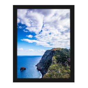 MENNTHUI 9x14 Black Picture Frame, Tabletop and Wall Mounting Horizontally or Vertically, Decoration for Photos, Paintings, Posters, Artwork