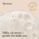 Aveeno Calm + Restore Nourishing Oat Cleanser, Daily Hydrating Facial Cleanser & Face Wash for Sensitive Skin, Non-Foaming, Hypoallergenic, Non-Comedogenic, Fragrance-Free, with Feverfew, 7.8 fl oz