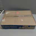 Aluf Plastics High Density Trash Bags, 10 Gallon, 1000 Count, 8 Micron (eq), 24" x 24", Black, for Bathroom, Office, Industrial, Commercial, Janitorial, Municipal, Recycling