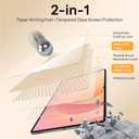 SPARIN 2 Pack Paper Glass Screen Protector for Samsung Galaxy Tab S11 Ultra/S10 Ultra/S9 Ultra/S8 Ultra 14.6 Inch with Easy Installation Tray, Matte Tempered Glass Film for Drawing/Writing, Anti-Glare & S Pen Support