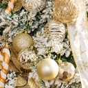 XmasExp 24ct Christmas Ball Ornaments Shatterproof Xmas Tree Hanging Balls Decorations Perfect for Holiday Wedding Christmas Decor (Champagne, 2.36")