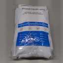 AmazerBath Plastic Shower Curtain, 72 x 65 Inches PEVA Heavy Duty White Shower Curtain, Waterproof Heavy Weight Thick Bathroom Curtain with 3 Big Clear Weighted Stones and 12 Rustproof Grommets