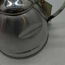 Creative Home Nobili-Tea 1.0 Quart Stainless Steel Tea Kettle with Infuser Basket and Aluminum Capsulated Bottom for Even Heat Distribution, Satin Finish