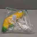 ORB Easy Sqweezy Giant Stretchy Banana - Stretches Up to 6 Feet Long - Huge Jumbo Sized Squishy Fruit Toy, Perfect to Squeeze for Stress Relief - Fun Sensory / Fidget Novelty Toy for Kids and Adults