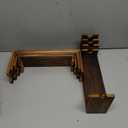2 Set Wooden Tiered Risers Display Stands for Vendor Events,Stackable Wood Cupcake Display Stand,Farmhouse Decor Wood Dessert Table Display Set,Vendor Booth Display Items,Food Display Risers for Party