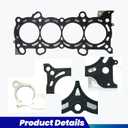 MLS Cylinder Head Gasket Set Fit for Honda Accord CR-V Element Acura TSX 2.4L L4 16V DOHC 2003-2011 Replace HS26243PT HGS228 K24A2 K24A4 K24A8 K24Z1