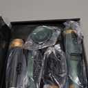 5 in 1 Blow Dryer Brush, Upgrade Hair Dryer Brush Set Negative Ion Air Styler Curling Wrap Air Curler, Hot Air Brush Curling Iron Hair Styling Tools As A Gift for Straight/Curl/Dry/Smooth (Gold)