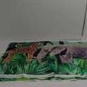 7x5ft Tropical Jungle Safari Animals Backdrop Tropical Forest Jungle Animal Photography Background Boy Birthday Baby Shower Birthday Party Banner Decoration Supplies Newborn Photo Booth Props