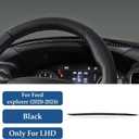 Car Carbon Fiber Decal Sticker Interior Trim Cover for Ford Explorer Sport 2020 2021 2022 2023 2024 Accessories