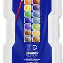 Prang Semi-Moist Watercolors 16-Color Half Pan Set