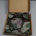 Fudios Lighted Twig Eucalyptus Garland 6FT 96 Warm White LED Battery Operated with Timer for Mantle Fireplace Wedding Party Spring Bedroom Decoration Indoor Outdoor Use