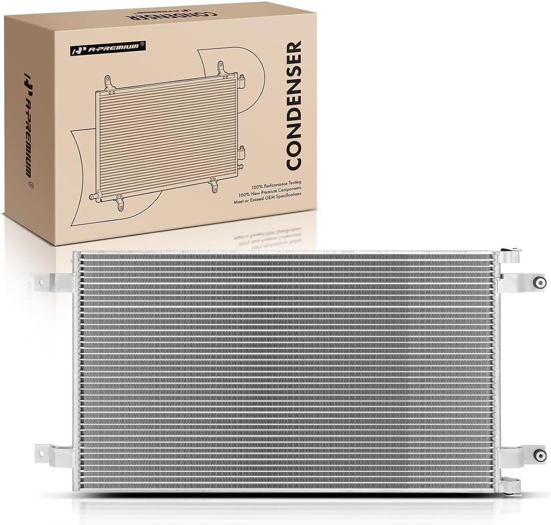 A-Premium Air Conditioning A/C Condenser Compatible with Kenworth T680 2013-2016, T880 2015-2016 & Peterbilt 567, 579, 587