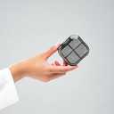 Small Pill Case, Travel Pill Organizer, Small Pill Box, Pill Container for Purse 4 Compartments, Daily Compact Travel Medicine Holder for Vitamins Medication (Black)