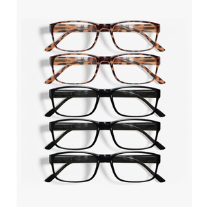 Gaoye Professional Reading Glasses for All Day - Computer Readers with Blue Light Protection - Value Pack 1.5