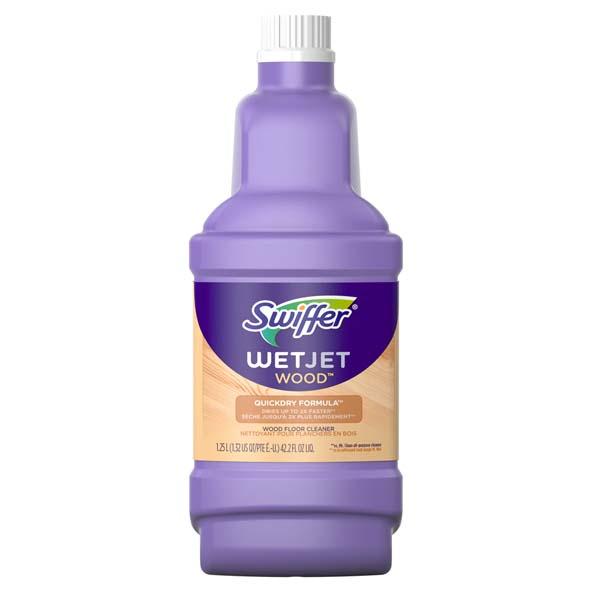Swiffer Wetjet Wood Floor Cleaner Solution Refill, 42.2 Oz - 2 Pack Swiffer Wetjet Wood Floor Cleaner Solution Refill, 42.2 Oz - 2 Pack