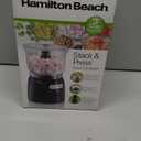 Hamilton Beach Electric Vegetable Chopper & Mini Food Processor, 3-Cup, 350 Watts, for Dicing, Mincing, and Puree, Black (72850)