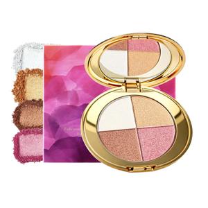 Eyes & Cheeks Makeup Palette - 4-in-1 Eyeshadow, Blush, Highlighter & Bronzer with Smooth Velvet Texture that Blends Easy, Travel-Friendly Full Face Makeup Kit, Perfect Palette Gift for Women