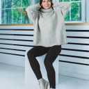 NexiEpoch Fleece Lined Leggings Women - High Waisted Winter Yoga Pants Tummy Control Soft Thermal Warm for Hiking Workout (Black)