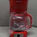 MELLERHOME 12-Cup Red Coffee Maker - Perfect for Home or Office, Borosilicate Carafe, Auto-Off, Reusable Filter, Anti-Drip, Keep-Warm Function, Clear Water Level Window, Red Kitchen Accessories