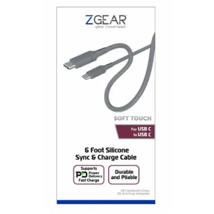 ZGear® Silicone USB-C Sync & Charge Cable