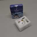 ORSDA Cat Ball Toys, Interactive Cat Toy for Indoor Bored Indoor Cats Kitten Toys, Automatic Electric Bird Moving Ball Toy, 4 Mode Voice & Touch Control Rolling Chirping Stimulating, 2 Feather Tails (White)