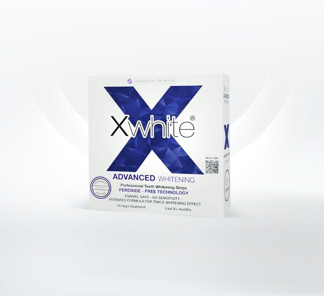 Whitening Strips, 56 Count, Peroxide-Free Whitening Formula, 2X Effectiveness, Clinically Tested