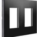 Lutron Claro 2 Gang Wallplate Gloss Finish 