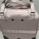 LUGGEX Underseat Carry On Luggage with Wheels, UDK Stylish Lightweight Under Seat Luggage, Soft Sided Personal Item Suitcase for Short Trip (UX-Core, Grey Pink, 16 Inch)