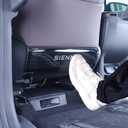 MagicCar Back Seat Protector fit for 2021-2025 Toyota Sienna Accessories-Best Stainless Steel Protection for Automotive interiors from Dirt, Scratches-Protector Back of Seat (Black)