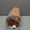 Bedsure GentleSoft Sherpa Fleece Blanket Queen Size for Bed, Non-Heated, Thick and Warm Throw for Women and Men, Soft Fuzzy Plush Queen Blanket for Winter, Burnt Orange, 90x90 Inches