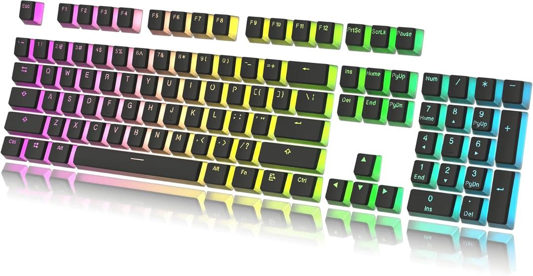 Keycap Set for Mechanical Keyboard (Black)