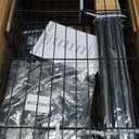 Ulif M5 Wall Mounted Clothes Garment Rack, Heavy Duty Closet Storage and Organizer System with 6 Shelves and 3 Expandable Hanger Rods, Space Saver Suit (46.2-102.4)" W x 14" D x 83.1" H, Black