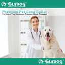 GLADOG Soft Dog Cone Collar 3 Similar Sizes per Set (S/M/L) for Better Fit, XL Single Size Cone for Dogs to Stop Licking, Adjustable E Collar for Dogs After Surgery, Elizabethan Collar for Dog (Black)
