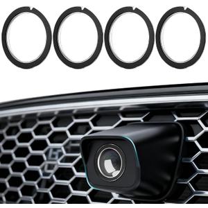 4Pcs Lens Guard PC Protective Cover Kits for 2025 Model Y Juniper / 2025 Model S / 2025 Model 3 Front Bumper Camera,For Tesla Lens Guards