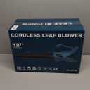 Cordless Leaf Blower Up to 500CFM Compatible with Makita 18V Battery (Tool Only), Electric Leaf Blower Cordless with 5 Speed Modes, Handheld Battery Powered Leaf Blowers for Lawn Care