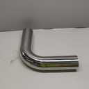 3.5 Inch 90 Degree DIY Custom Mandrel Exhaust Pipe Tube Pipe, T304 Stainless Steel, Universal Fit, 23.6 Inch End to End Length, 3.5'' OD Mandrel Bend Pipe 