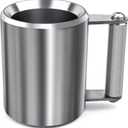 Mug,22LB/ 10KG Stainless Steel Cup,Super Dumbbell Fitness Sports Mug,Gym Exercise Coffee Lover Gift