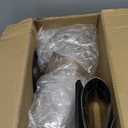 3+1 Pack Laundry Pods Containers & Dryer Sheet Holder & Laundry Detergent Dispenser, Laundry Room Organization and Storage Jars with Lids, Labels and Scoops for Scent Booster Powder Pods, Black Lid