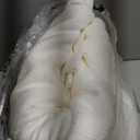 Bedsure GentleSoft 100% Cotton Blanket Queen Size for Bed - Breathable and Lightweight, Soft Cozy Textured Herringbone Woven Blanket for Summer, White, 90x90 inches