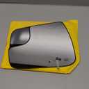 Left Driver Side Heated Convex Mirror Glass Replacement For 2019 2020 2021 Dodge Ram 1500 - Power Heated, with Backing Plate, Replace 68402036AA 68402037AA