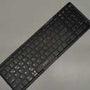 Samsers Foldable Bluetooth Keyboard with Numeric Keypad, Full-Size Wireless Folding Keyboards with PU Leather, Portable Travel for iOS Android Windows Mac OS, Support 3 Device(BT5.1 x 3)-Black