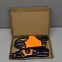 PHOEPET No Pull Dog Harness Medium Reflective Front Clip Vest with Handle,Adjustable 2 Metal Rings 3 Buckles,[Easy to Put on & Take Off](M, Orange)