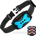 DogRook Dog Bark Collar | Smart Collar for Dog Training | No Shock | Beep & Vibration | Rechargeable | No Bark Collar for Dogs | Anti Bark Collar for Large Dog, Medium Dog, Small Dog | 12-110 lbs (Blue)