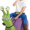 Spooktacular Creations Halloween Inflatable Costume Gnome Ride On Snail Suit, Animal Blow Up Outfit for Cosplay Parties (X-Large(75In))