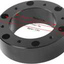1in Steering Wheel Spacer 6 Hole Hub Aluminum Alloy Heighten Increased Pad Adapter Automotive Wheel adapters and spacers Application