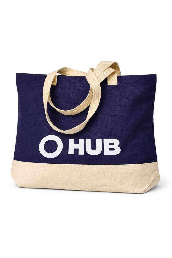 O HUB Logo Tote Bag, Small Size